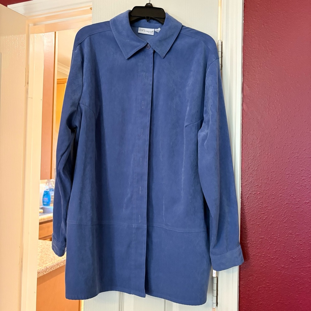Women’s Croft & Barrow stretch, faux suede, tunic (not lined), size 1X